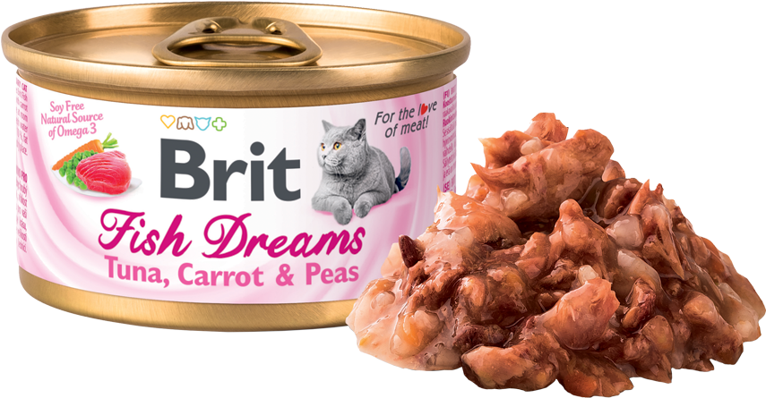 Brit Fish Dreams Tuna, Carrot & Pea - Brit Care (1200x1600), Png Download