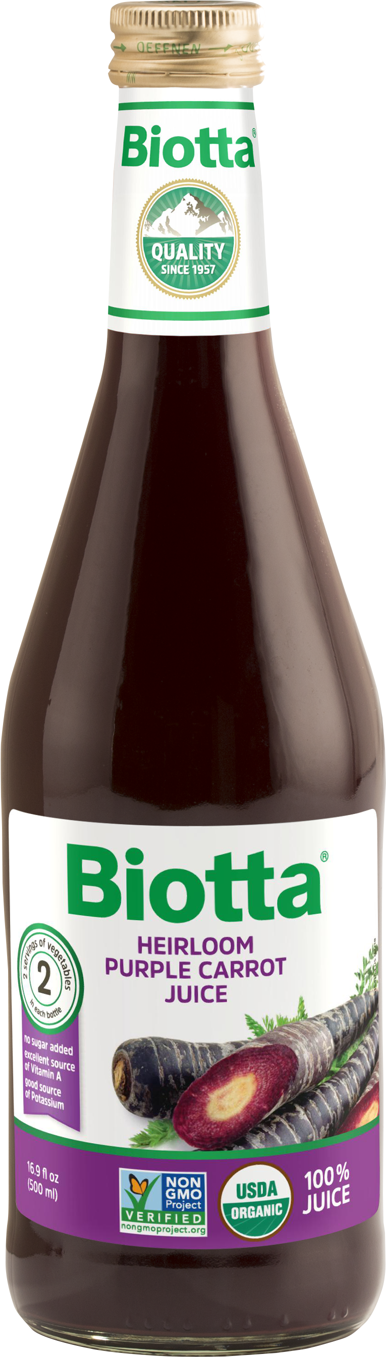 Biotta Releases Golden Beet Juice Blend And Heirloom - Biotta - Beet Juice - 16.9 Fl. Oz. (960x2861), Png Download