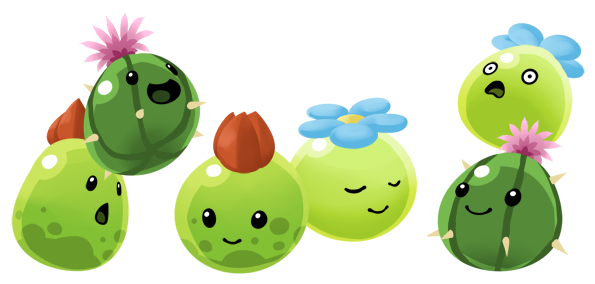 Floral By Hachiseiko-d9r33z8 - Slime Rancher Fan Made Slimes (600x300), Png Download