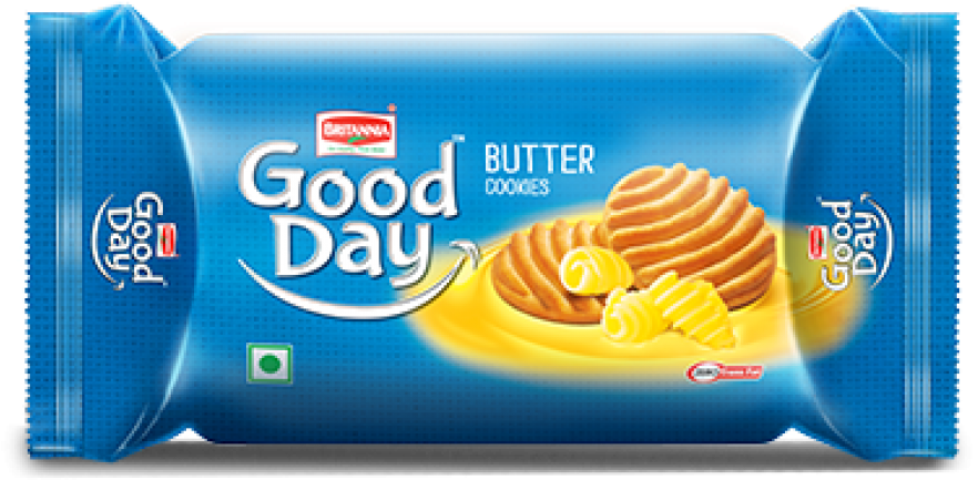 Britannia Good Day - Britannia Good Day Butter Cookies (1000x1231), Png Download