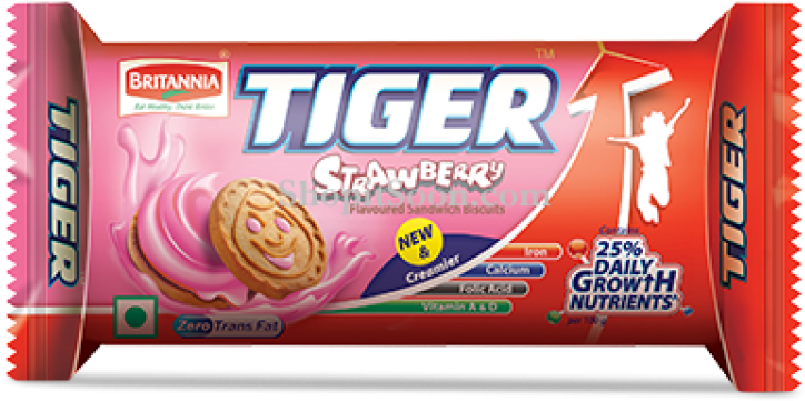 Britannia Tiger Cream Biscuits - Britannia Tiger Orange Biscuits (800x800), Png Download