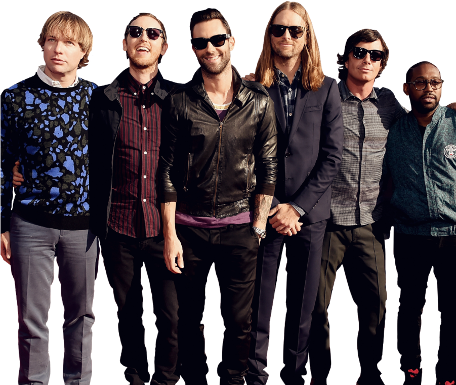 Download Maroon 5 Clipart Adam Levine Jesse Carmichael - Maroon 5 (900x900), Png Download