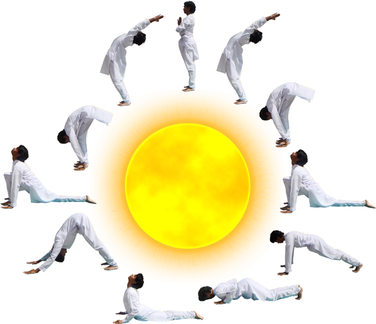 Ashtanga Vinyasa Style - Surya Namaskar Yoga Png (800x733), Png Download