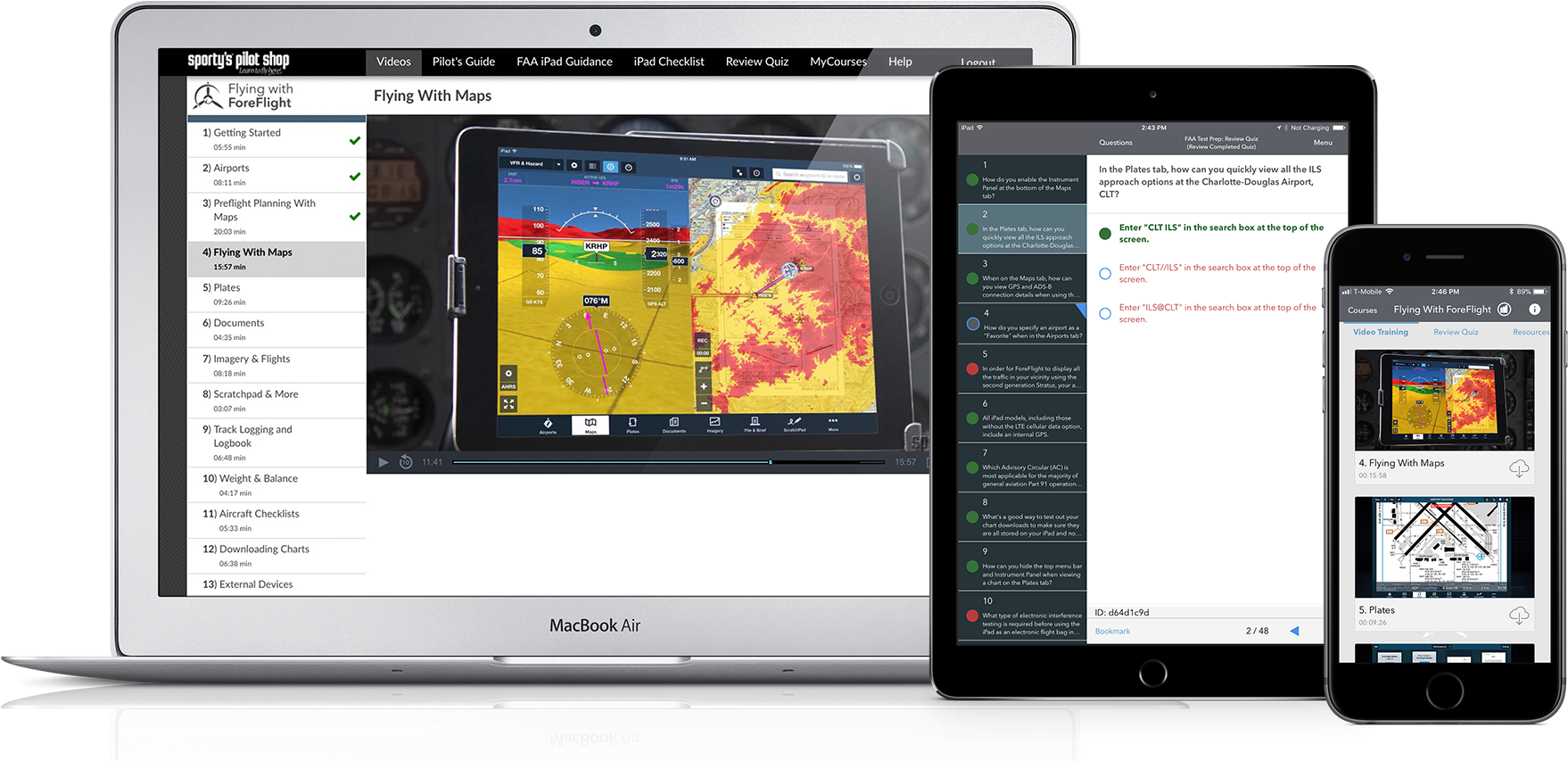 Flying With Foreflight Training Course - Learning (1852x951), Png Download