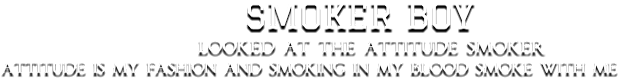 Smoker Text Png - Black-and-white (640x405), Png Download