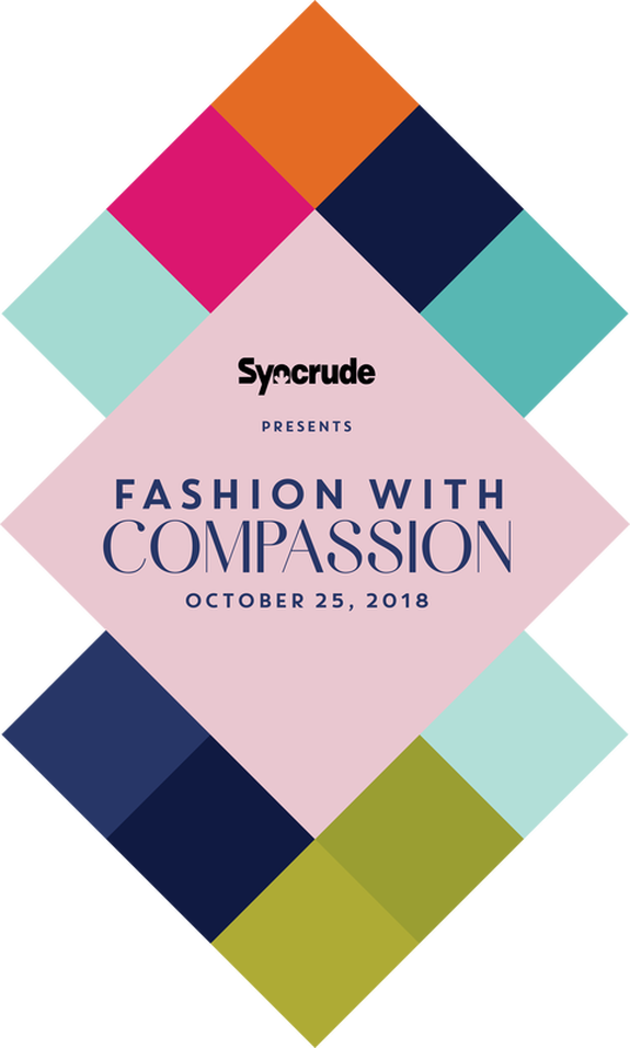 Syncrude Presents Fashion With Compassion Is The Annual - Fashion With Compassion Logo (575x956), Png Download
