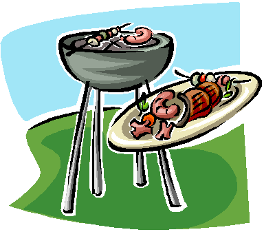 Barbecue (384x337), Png Download