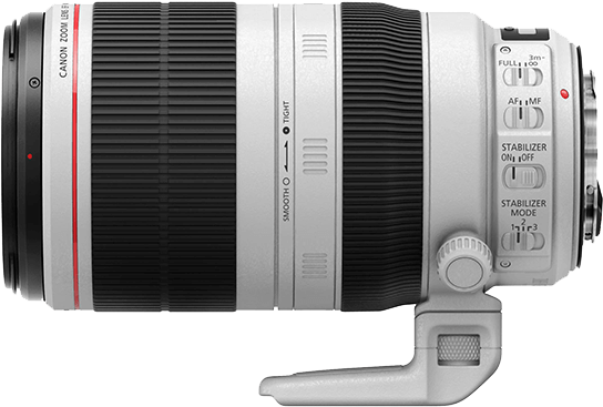 Lenses - Canon Ef 100-400mm F/4.5-5.6 L Is Ii Usm Lens (600x600), Png Download