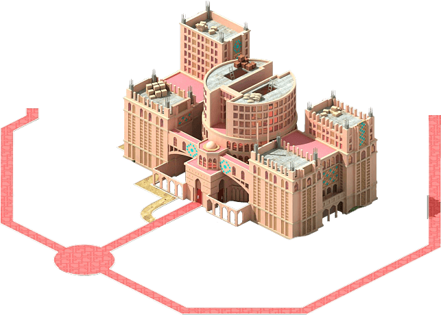 Heart Of The Desert Hotel Construction - Hotel (643x460), Png Download