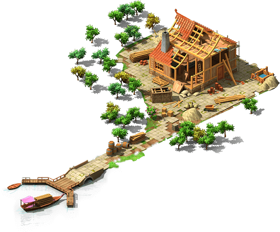 Workshop Iii Construction - House (550x456), Png Download