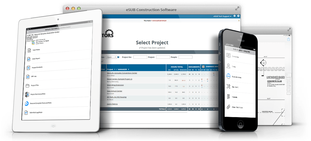 Best Construction Project Management Software - Construction Project Management Software (1193x550), Png Download