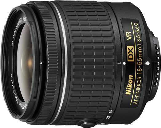 Nikon/20059 - Nikon Af-p Dx Nikkor 18-55mm F/3.5-5.6g Vr (700x595), Png Download