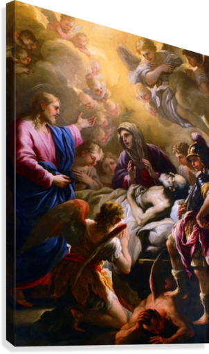 The Death Of Saint Joseph Canvas Print - Art (302x511), Png Download