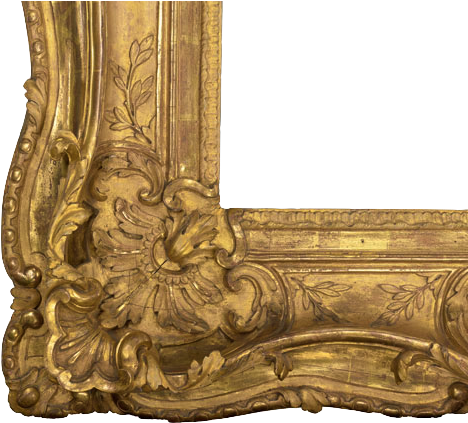 Louis Xv Frame - Picture Frame (480x426), Png Download