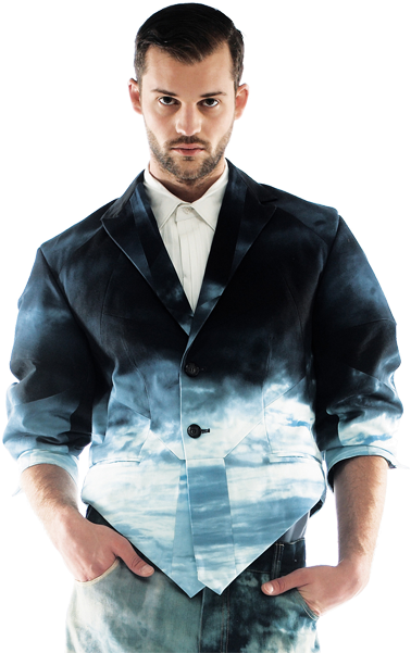 Model Von Michael Kampe - Avant Garde Suits Men (380x650), Png Download