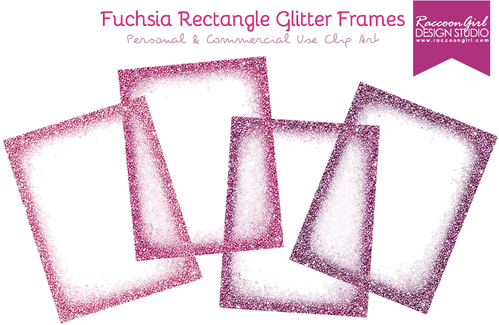 Download Fuchsia Border Frame Png Clipart For Designing - Glitter Frames And Border Png (1000x666), Png Download