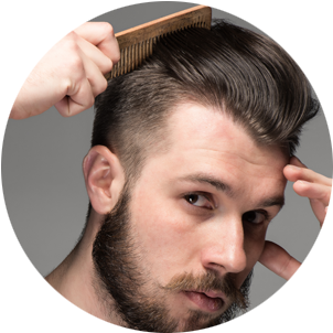 Modelo Hombre Para Salon De Belleza (472x389), Png Download