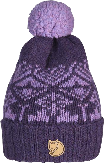 Fjallraven Snow Ball Hat - Fjallraven Snow Ball Hat Alpine Purple (480x600), Png Download