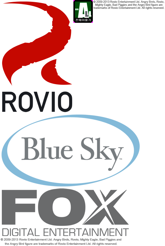 Angry Birds Rio Splashes Sheet 1 - Rovio Fox Digital Entertainment Bluesky Angry Birds (544x810), Png Download