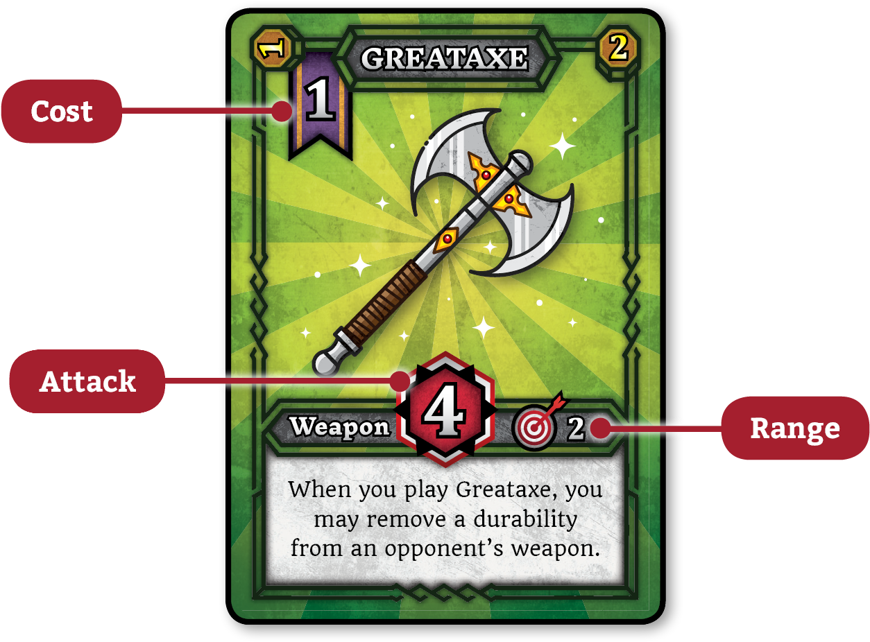 With That In Mind, I Put The Weapon's Attack Front - Layout Tcg Card Design (1458x1042), Png Download