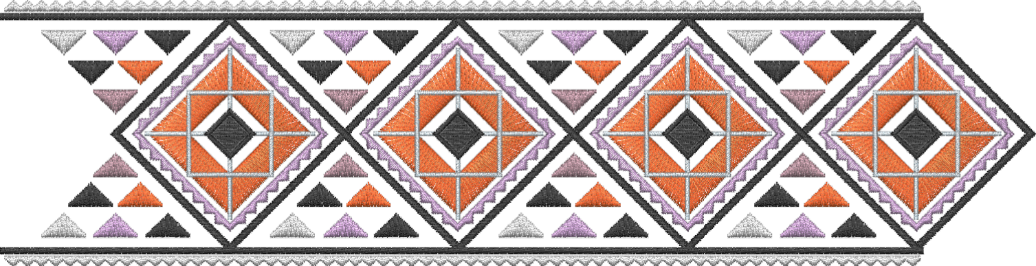 You Can Find The Full Designs In Acudesign - Triangle (1507x387), Png Download