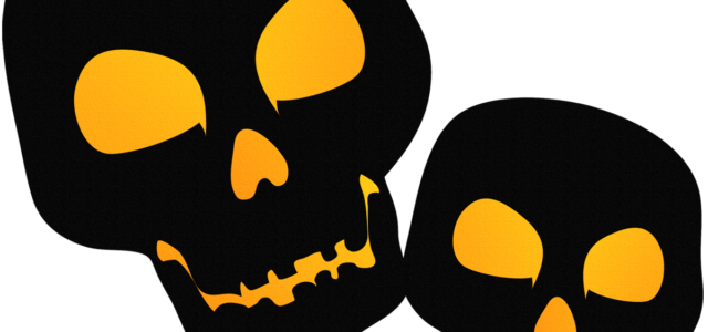 Halloween Png Tumblr - Caveira Halloween Png (640x300), Png Download