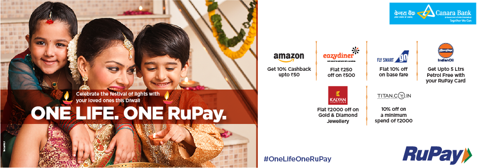 “canara Debit/credit Card Offers” In Association With - Canara Bank (940x332), Png Download