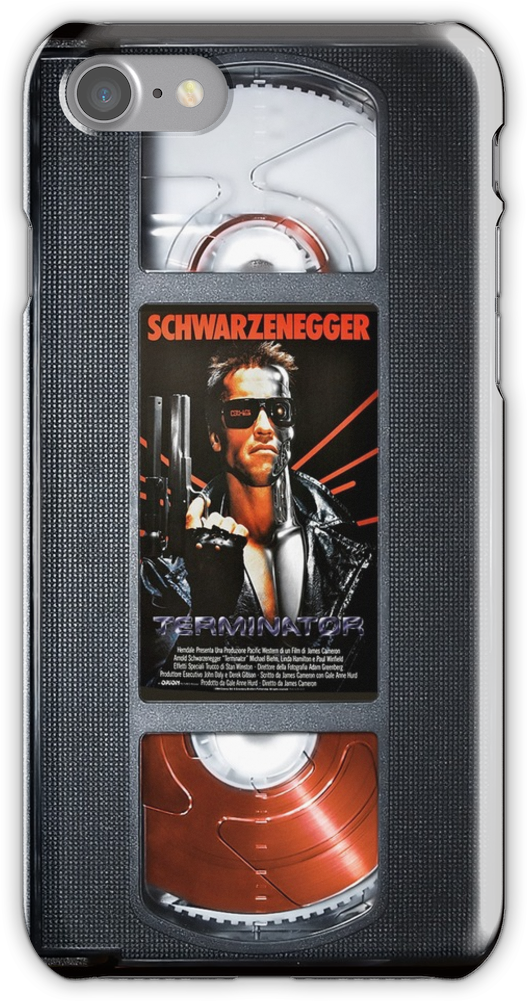 Terminator Vhs By Arnold Schwarzenegger 1984 Iphone - Vhs Tape Iphone7 Case (750x1000), Png Download