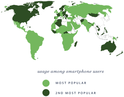 They Can Now Easily Build Messaging Experiences That - Whatsapp Usage In The World (500x355), Png Download