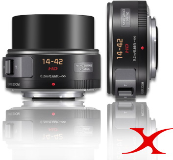 Panasonic - 14 42mm (392x352), Png Download