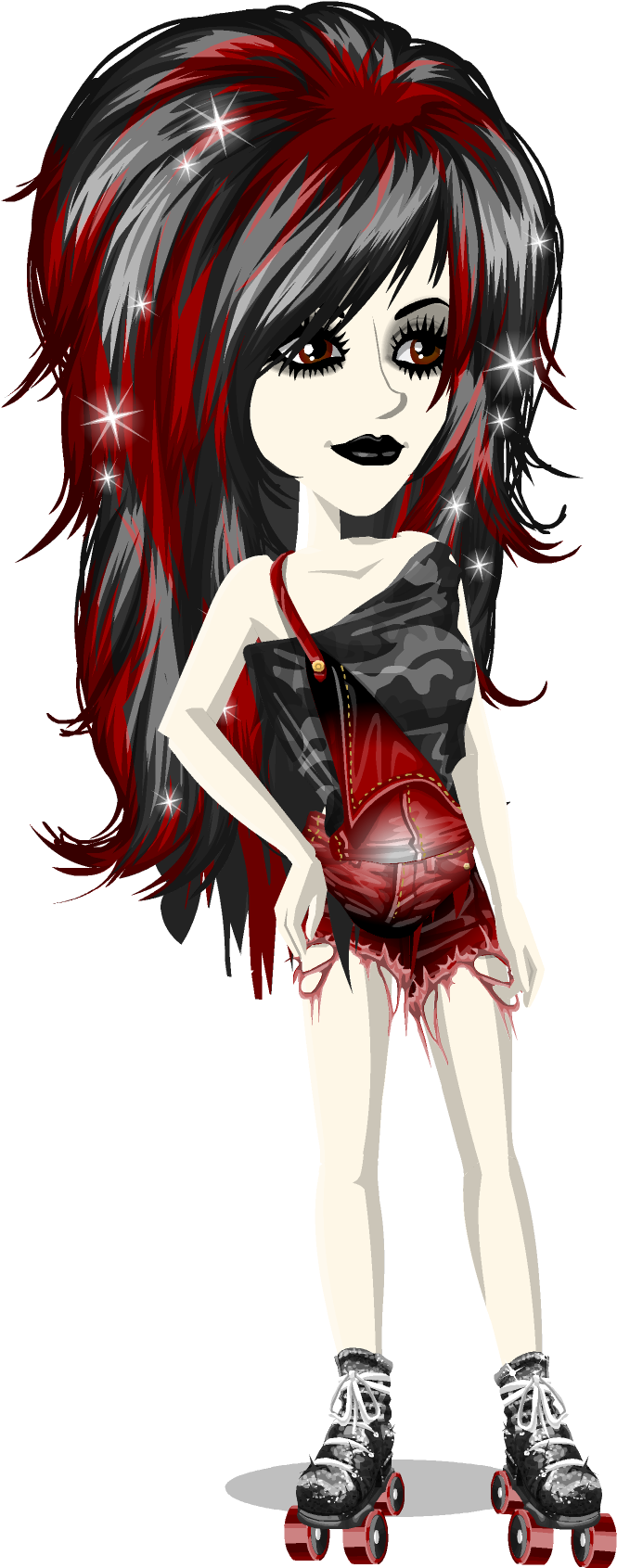 Msp Ace Equestria Girls - Moviestarplanet (685x1700), Png Download