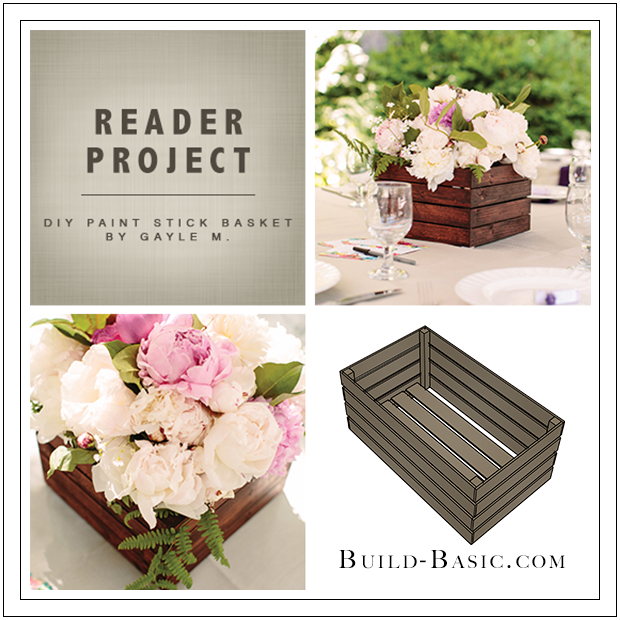Diy Paint Stick Basket By Gayle M Build Basic Reader - Photography (620x620), Png Download