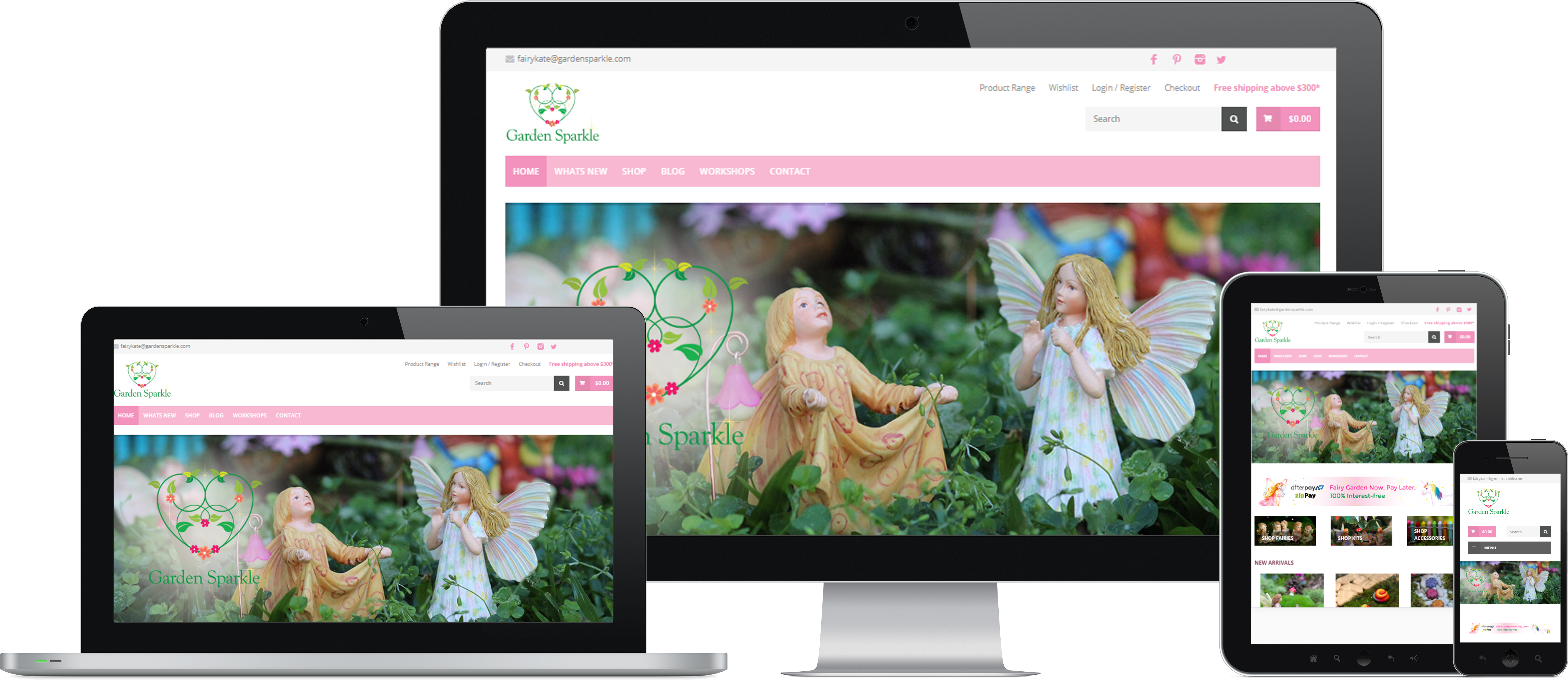 Garden-sparkle - Tablet Computer (7000x4209), Png Download