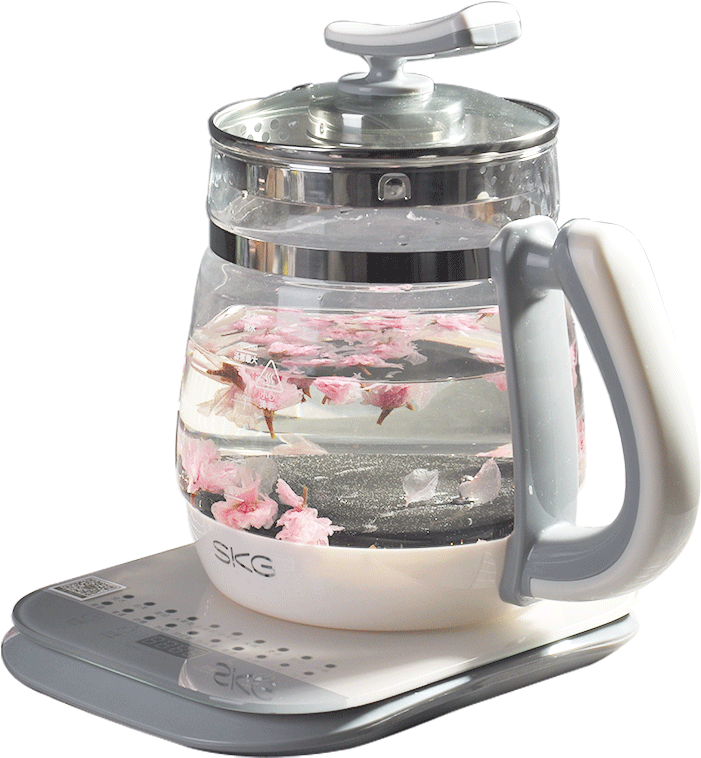 Skg Health Pot Thick Glass Automatic Multi Function - Tea (800x800), Png Download