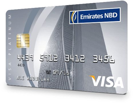 Beyond Visa Platinum Debit Card - Emirates Nbd Platinum Card (563x373), Png Download