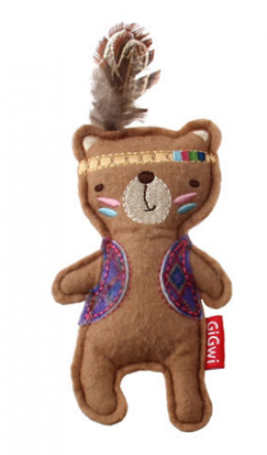 Gigwi 7233 Catnipli Ayı Peluş Kedi Oyuncagı (500x500), Png Download