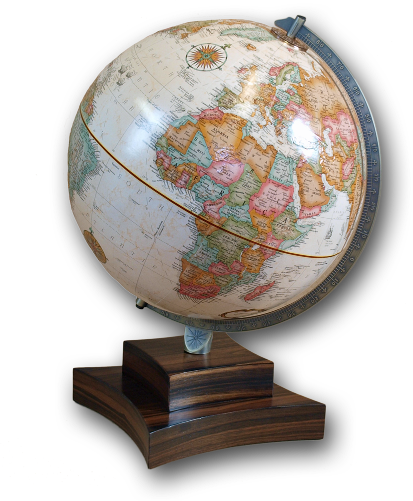 Antique Globe (1000x1000), Png Download