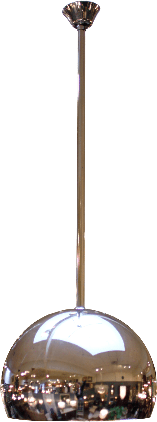 Chrome Light Fixtures Best Chrome Ball Pendant Light - Chrome Pendant Light Png (1500x1500), Png Download