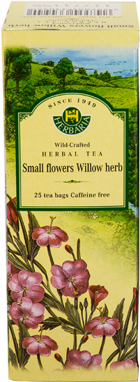 Herbaria Small Flowers Willow Herb 25 Tea Bags (600x600), Png Download