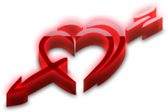 Love And Arrow, Love, Romantic, Flower Png And Psd - Heart (640x640), Png Download