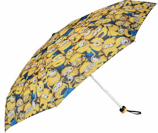 John's Minions Series 5 Fold Ladies Umbrella 585mm - Despicable Me 2 Multi Minion Open Card (540x454), Png Download