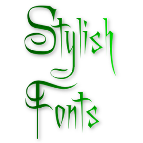 Stylish Fonts - Stylish In Different Fonts (640x480), Png Download