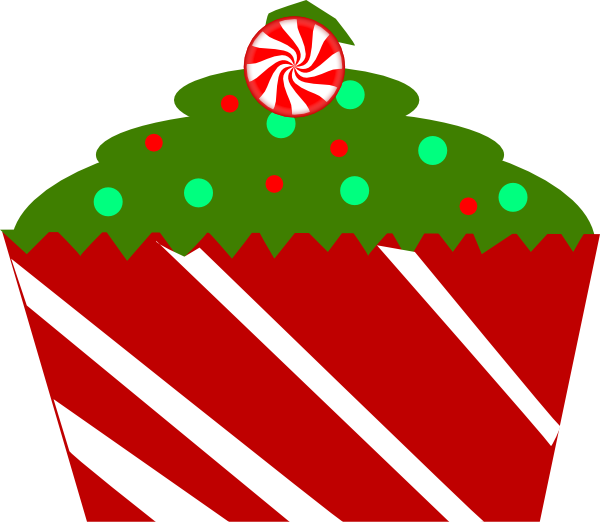 Christmas Happy Birthday Clipart - Christmas Cake Clip Art (600x524), Png Download