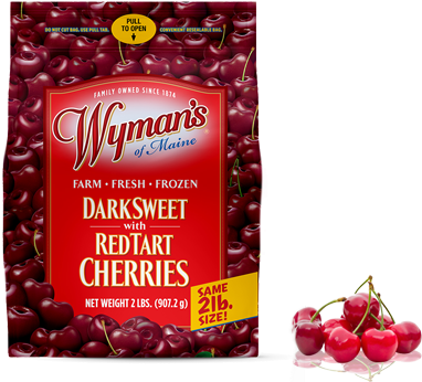 2 Lb - Bag - Cherry (638x359), Png Download