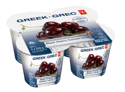 Pc Black Cherry Fruit On The Bottom 0% M - Pc Greek Yogurt (420x420), Png Download
