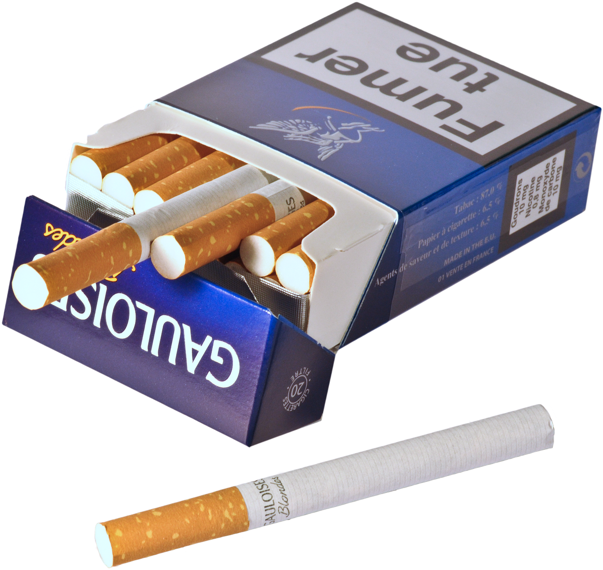 Paquet De Cigarette Png - Paquete De Cigarros Png (760x720), Png Download