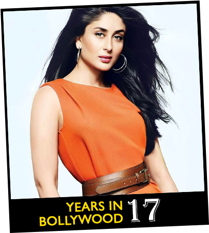 15 Actresses And The Number Of Years They Have Spent - Virat Kohli And Kareena Kapoor (600x467), Png Download