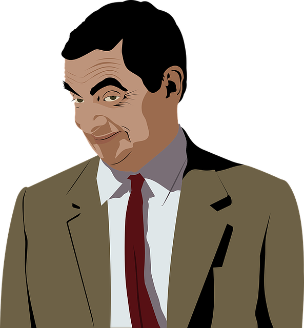 Showbiz - Mr Bean Clipart (593x640), Png Download