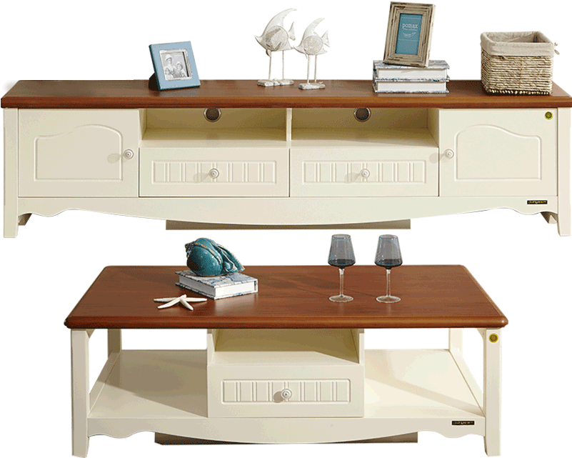 All Friends Furniture Tv Cabinet Coffee Table Combination - Sofa Tables (800x800), Png Download