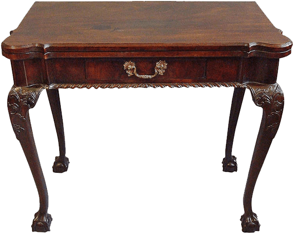 An Exceptional George Iii Mahogany Card Table - Stealstreet 34" Square Card Table Cover Tc7136 (750x750), Png Download